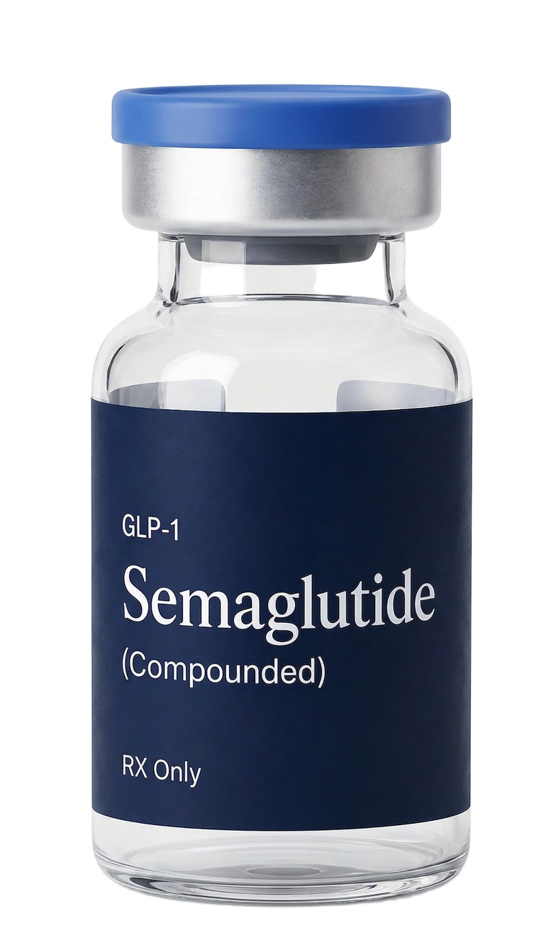 Semaglutide compounded GLP-1 vial